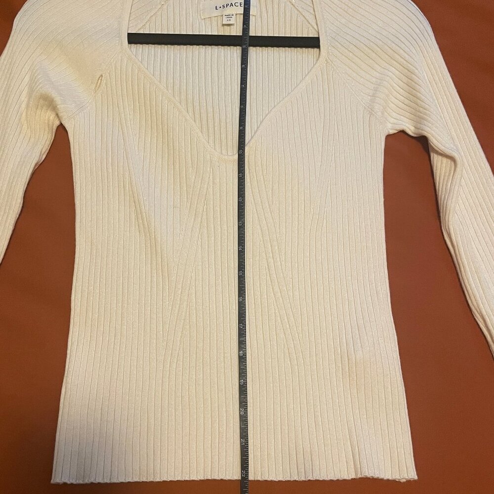 LSPACE Ribbed Sweetheart Top - Picture 6 of 8